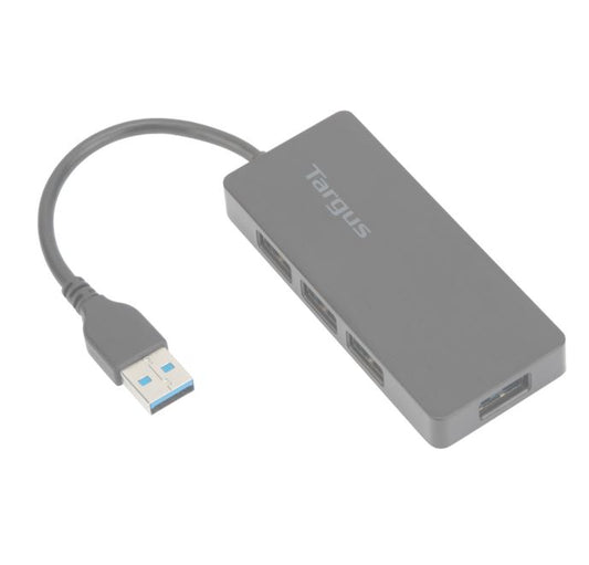 Targus 4 Port Smart USB 3.0 Hub Self-Powered with 10 Times Faster Transfer Speed Than USB 2.0