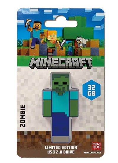 Verbatim Minecraft Zombie -  Collector fts Edition USB Flash Drive - 32GB - Zombie - Retail