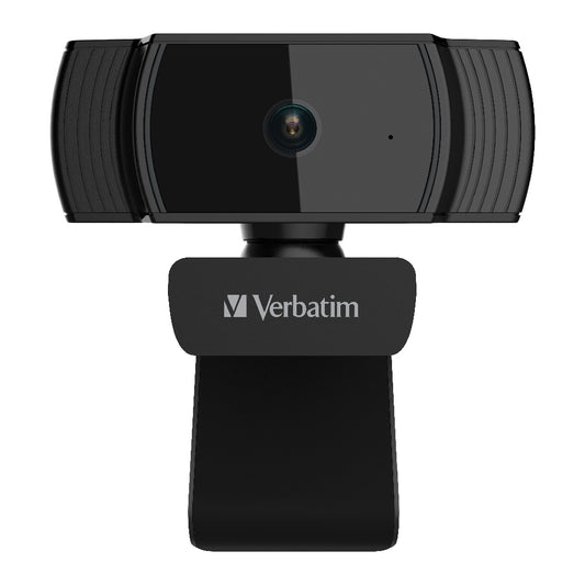 Verbatim Webcam Full HD 1080P with Auto Focus - Black