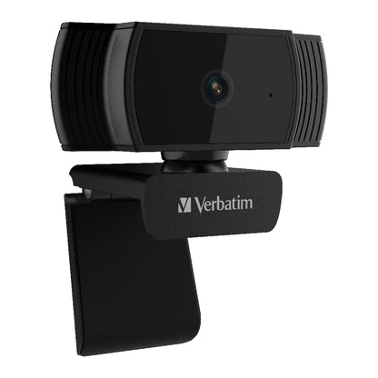 Verbatim Webcam Full HD 1080P with Auto Focus - Black